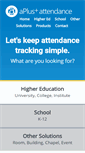 Mobile Screenshot of aplusattendance.com